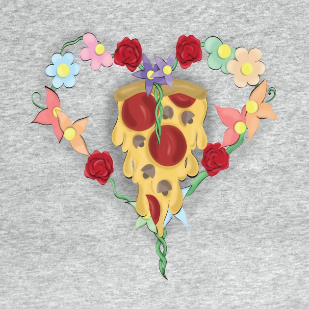 Pizza Has My Heart by DaintyMoonDesigns